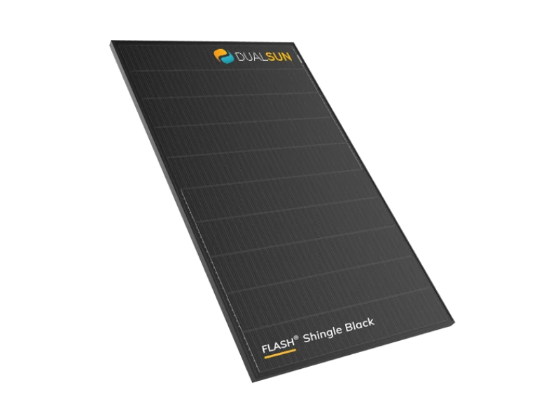 DualSun Flash® Shingle Black fotonaponski panel, potpuno crna površina